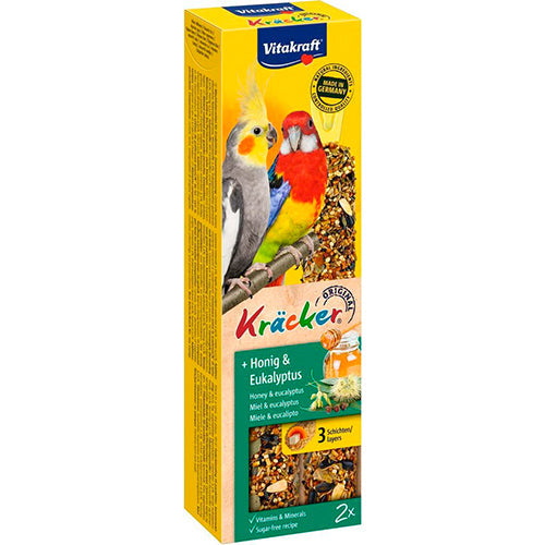 Vitakraft Valkparkiet Kracker - Honing - Vogelvoer - 2 St