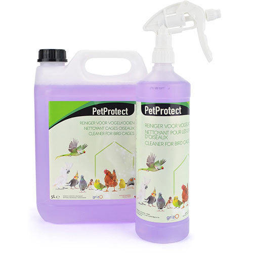 Petprotect reiniger voor vogelkooien 1 - 5 liter