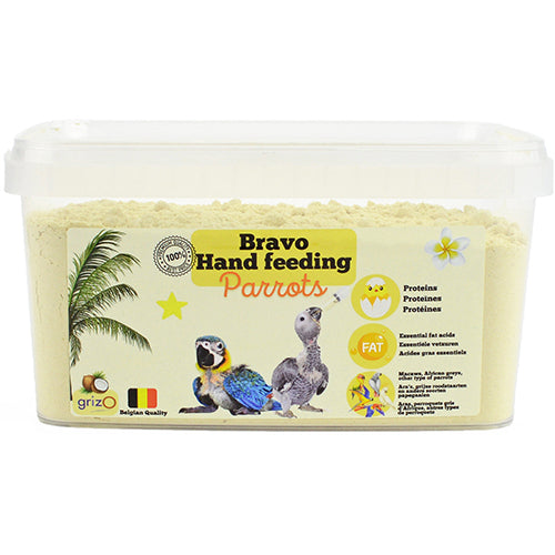Bravo handopfok voer voor papegaaien 0,8 kg