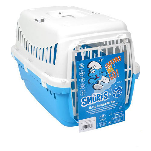 Smurfs Potige Smurf Duvoplus - Reisbench Transporter voor Honden of Katten - Afmetingen: 46x30x30 cm