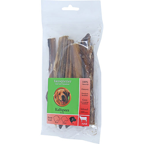 Natuurlijke Hondensnack Rund - Kalfspezen in 15 cm en 35 cm
