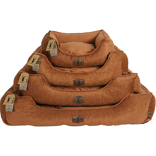 Boony Est1941 premium hondenmand orthopedisch rusty brown