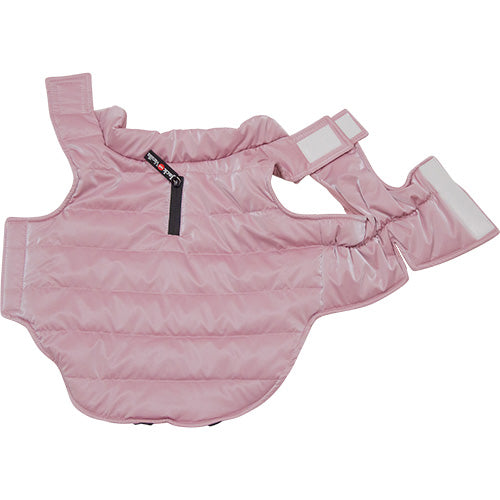 Jack and Vanilla Hondenjas Puffer Roze – Warm, Wasbaar & Met Rits voor Tuigje - Verkrijgbaar in 6 maten