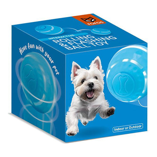Fofos rolling bal leuke speelbal  met lichtjes Ø 8.5 cm