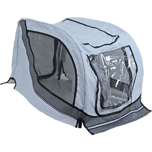 Losse bovendoek voor fietskar runner 2 grijs/grijs black edition