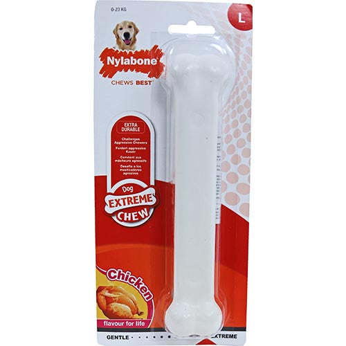 Nylabone dura chew harde bijters regular kip