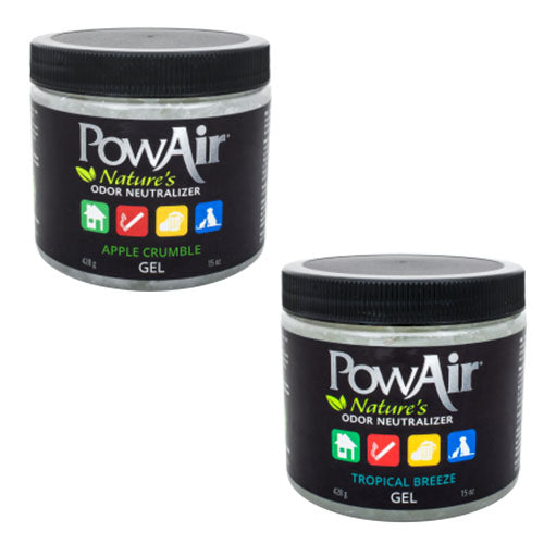 PowAir Gel Natuurlijke Geurneutralisator 400 gram - Verkrijgbaar in 2 geuren