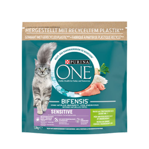 Purina One adult sensitive kalkoen 1,5 kg