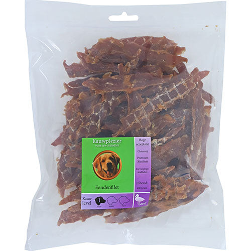 Natuurlijke Hondensnack Eend - Eendenfilet in 200 of 400 gram