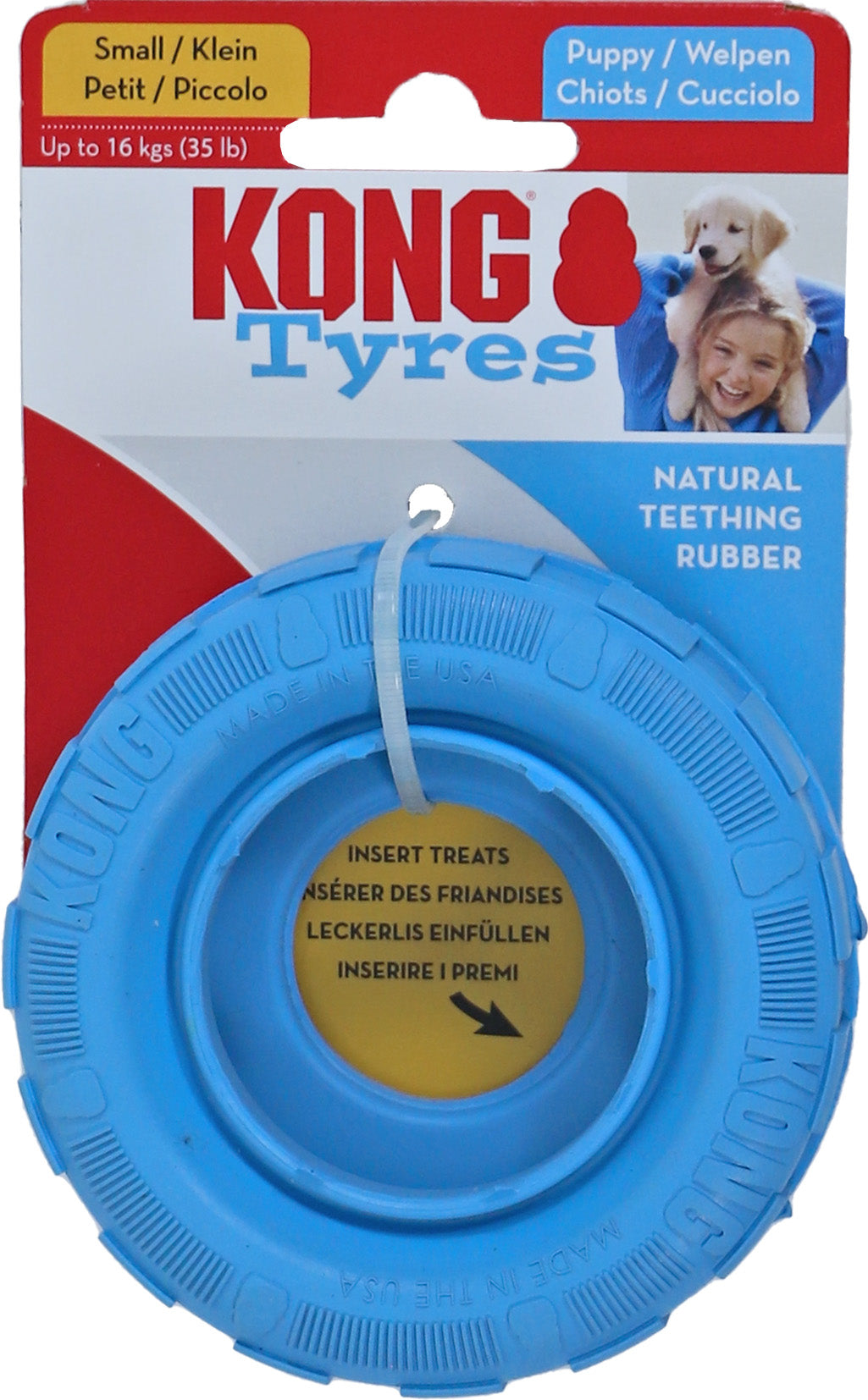 Kong hond Puppy Tyres, small.