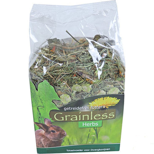 JR Farm Graanloze Kruidenmengeling voor Konijnen 400 gram