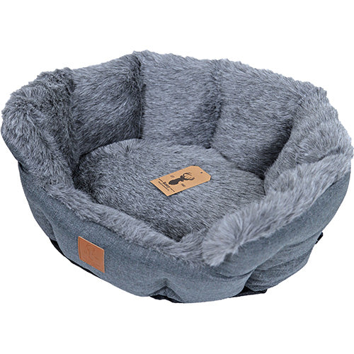 Boony Est1941 hondenmand badger grijs