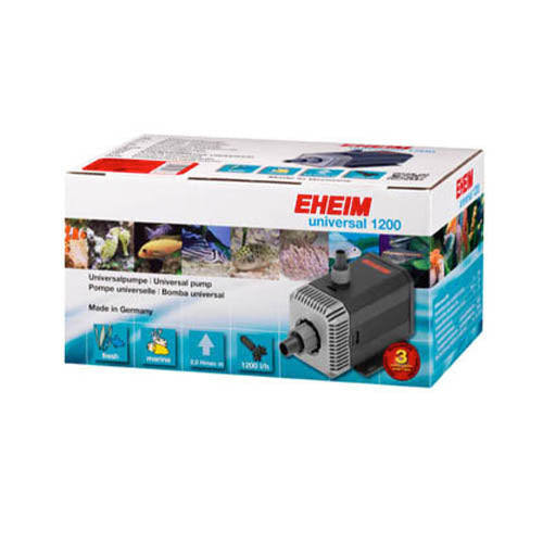 Eheim universele pomp - 300 - 600 - 1200 - 2400 l/uur