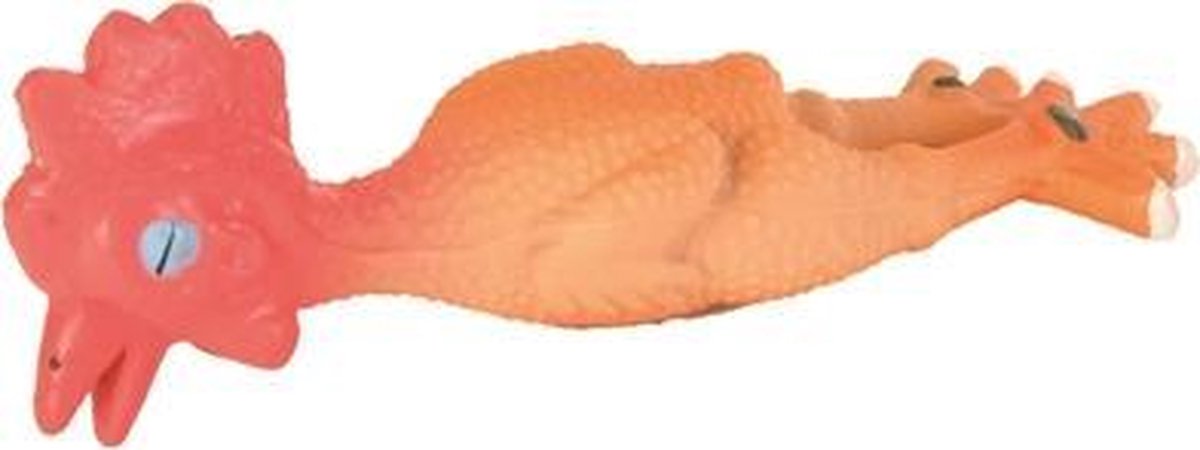 Trixie latex kip met geluid 15 cm