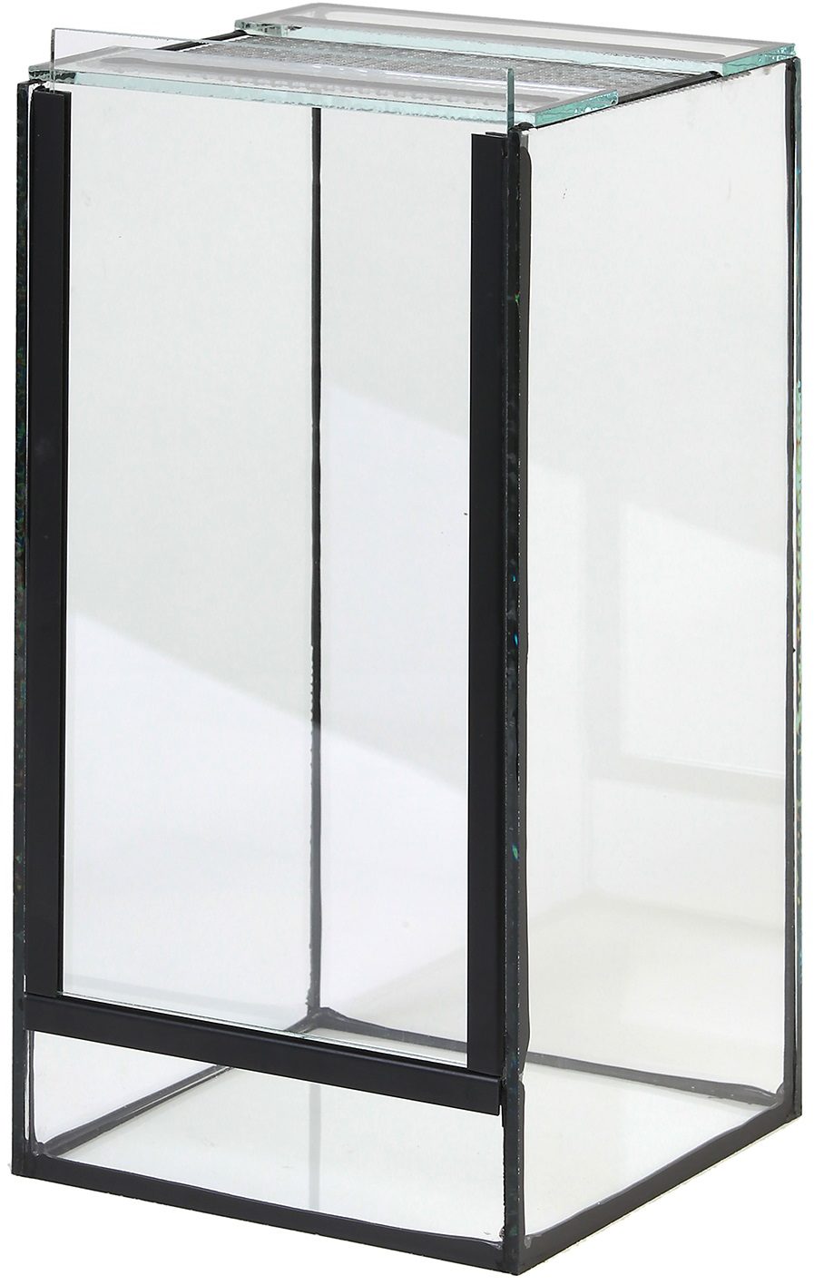 Terrarium uit glas in 3 maten met guillotine deur