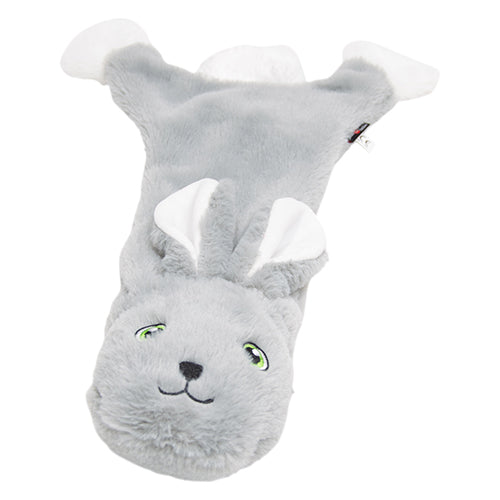 Jack and Vanilla Flatties Honden Knuffel - Knisperend Konijn - Verkrijgbaar in 3 maten