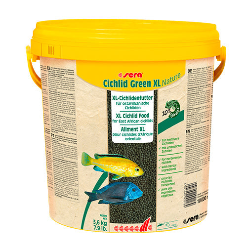 sera Cichlid Green XL Nature - 1000 - 3800 ml - 3,6 kg