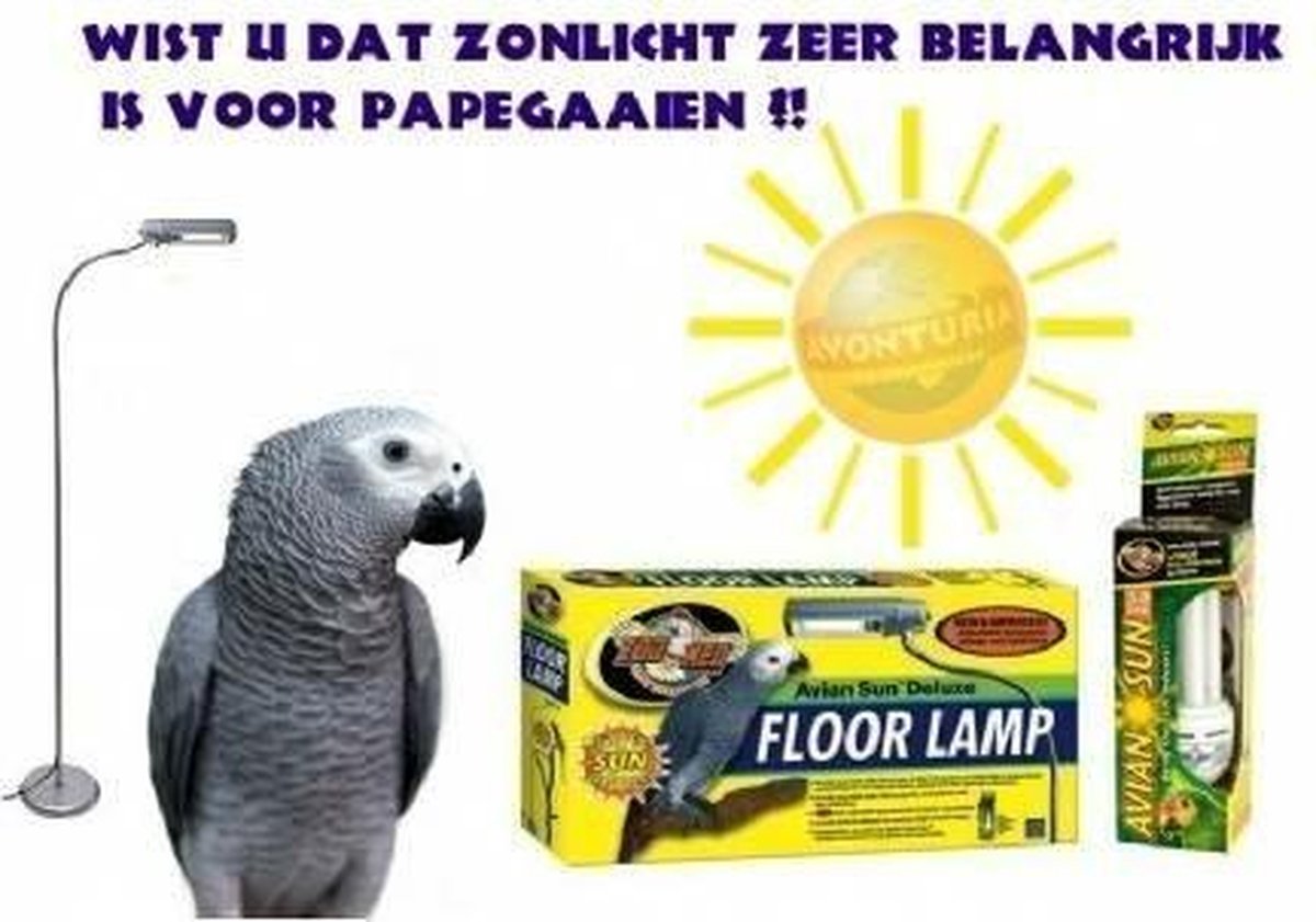 Zoo Med Avian Sun Floor Lamp - Uv lamp