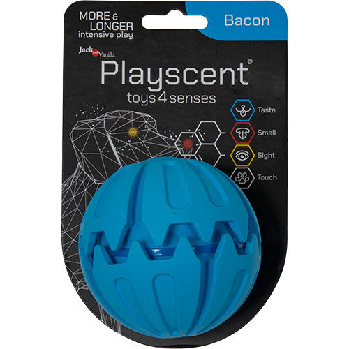 Jack and Vanilla Playscent Ball mit Hühnchen-, Rindfleisch- und Speckgeschmack - 8 cm