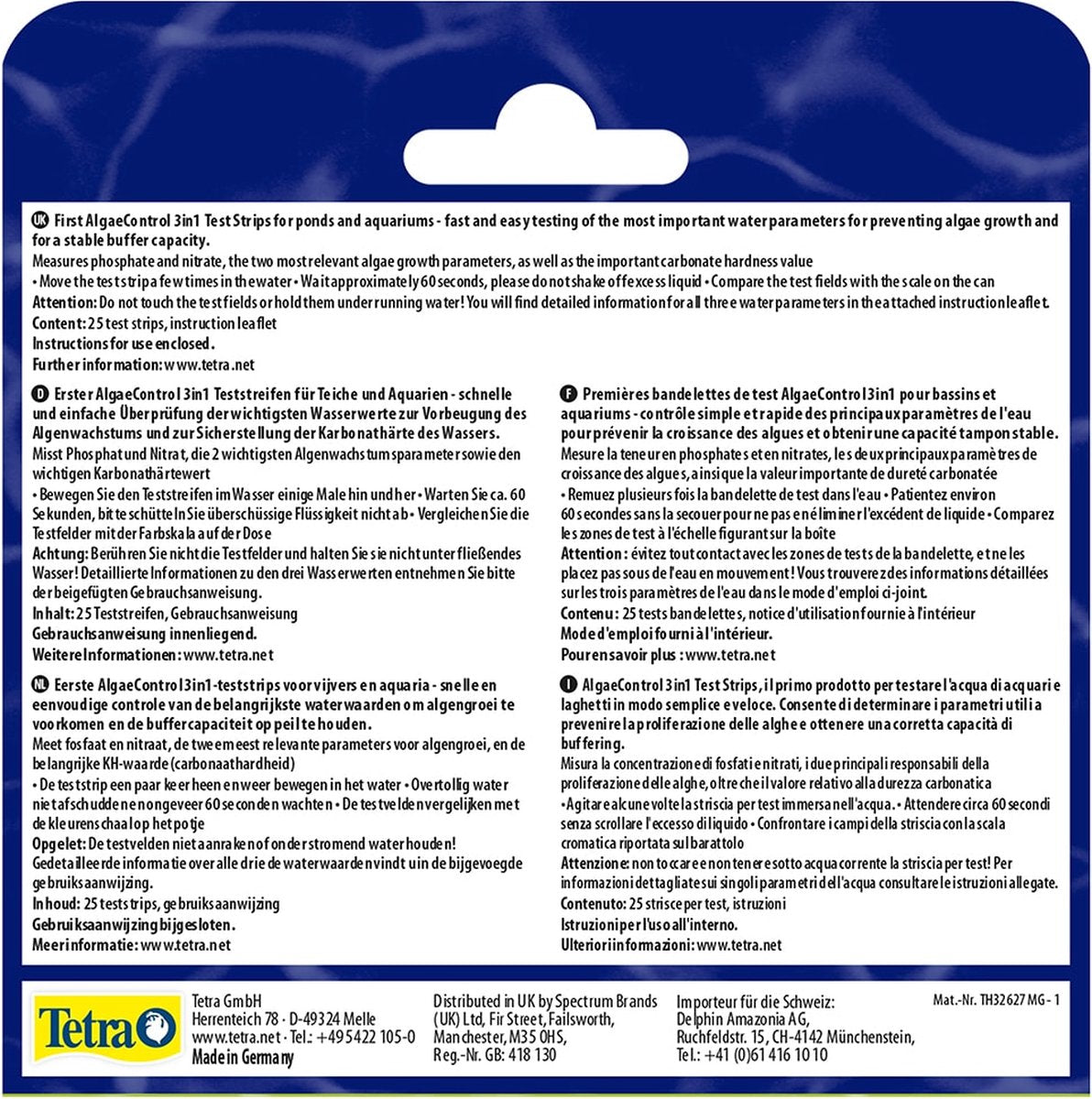 Tetra watertest Algae Control 3in1