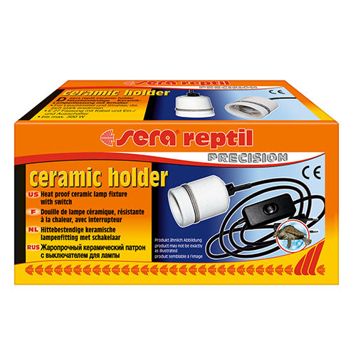 Sera Reptil - Ceramic Holder - Keramiekfitting met Schakelaar - tot 300 W