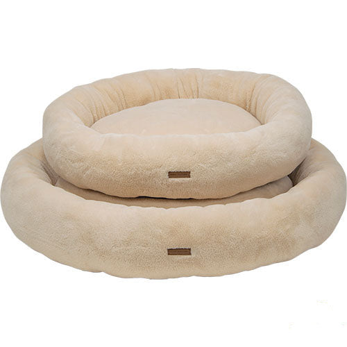 Animal Boulevard Home&Away - Beige Plüschkorb Beige - 2 Größen