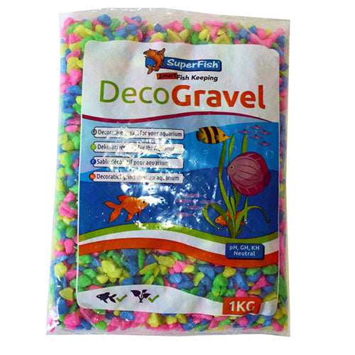 Superfish Deco Gravel Aquariumgrind Neon Kleuren - 1 kg