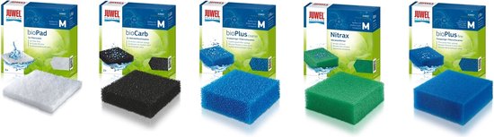 Juwel - Filterpatronen – Aquarium filter set – Compact (M) - 5 Soorten