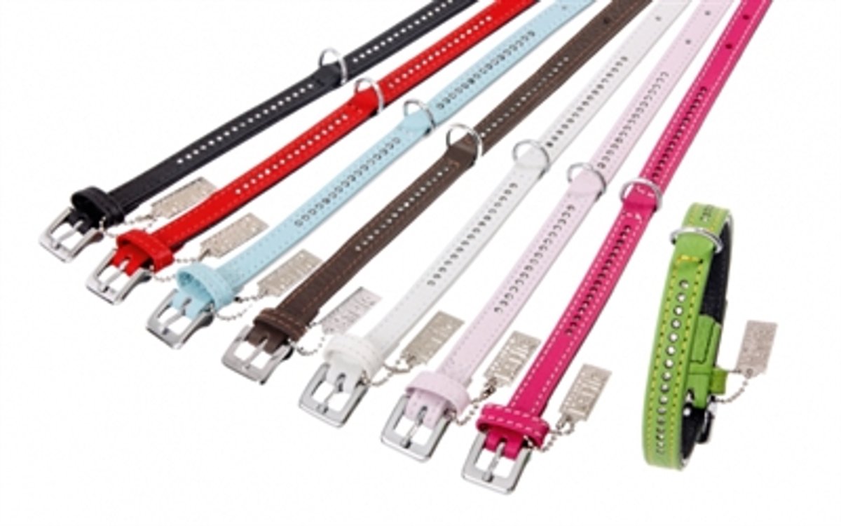 Karlie Vintage Halsband 3 Rauten braun 40 cm - 24 mm