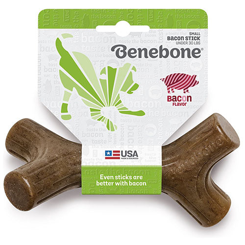 Benebone kauwspeelgoed Baconstick in 4 maten