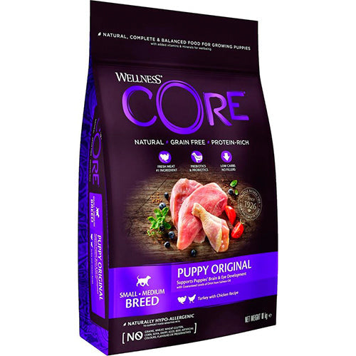 Wellness Core Grain Free Puppy Kalkoen & Kip - Hondenvoer - 10 kg