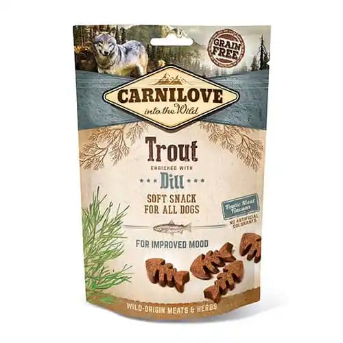 Carnilove Soft Snack Forel met Dille  200 g