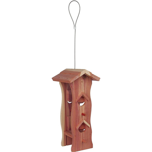 Trixie natura voerdispenser om op te hangen 600 ml 12x29x14 cm