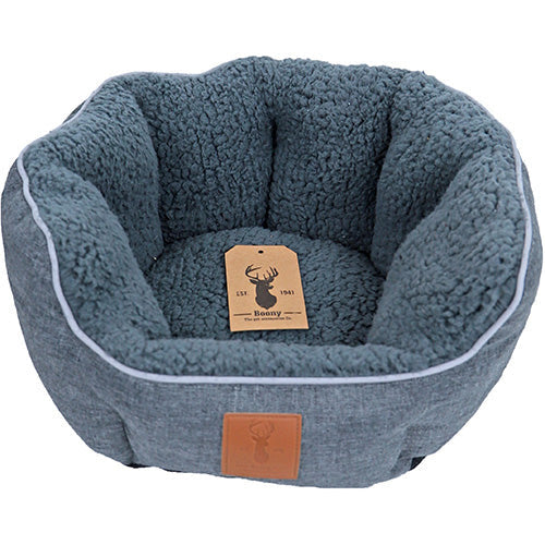 Boony ‘Est 1941’ Highland Graphite Honden of Katten Mand  - 3 maten