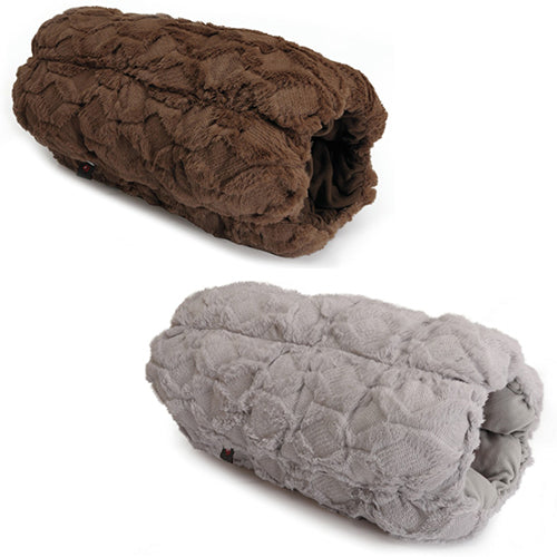 Camon slaapzak - tunnel soft grijs of bruin 58 x 42 x 10 cm