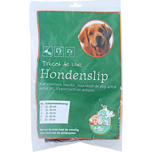 Heat Panties/Hundeslips - Tricot de Luxe - Schwarz - Erhältlich in 5 Größen