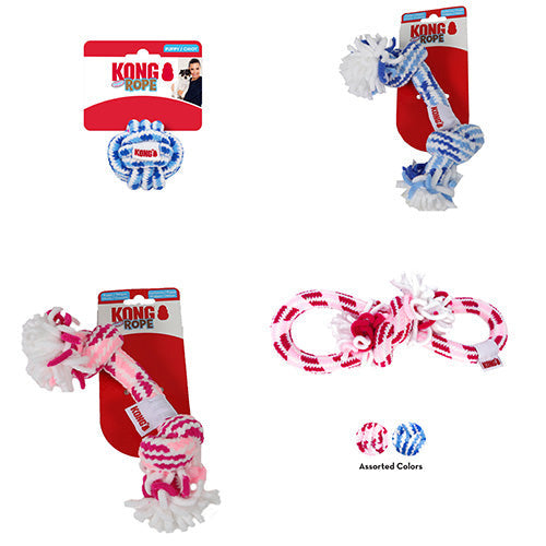 Kong Puppy Rope - Puppyspeelgoed van Touw - 3 verschillende varianten