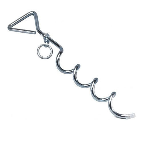 Duvo+ Inox Aanlegpen Aanlegspiraal Grondanker 40 cm