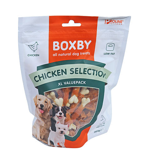 Boxby Chicken Selection - Hondensnacks - Kip 325 g