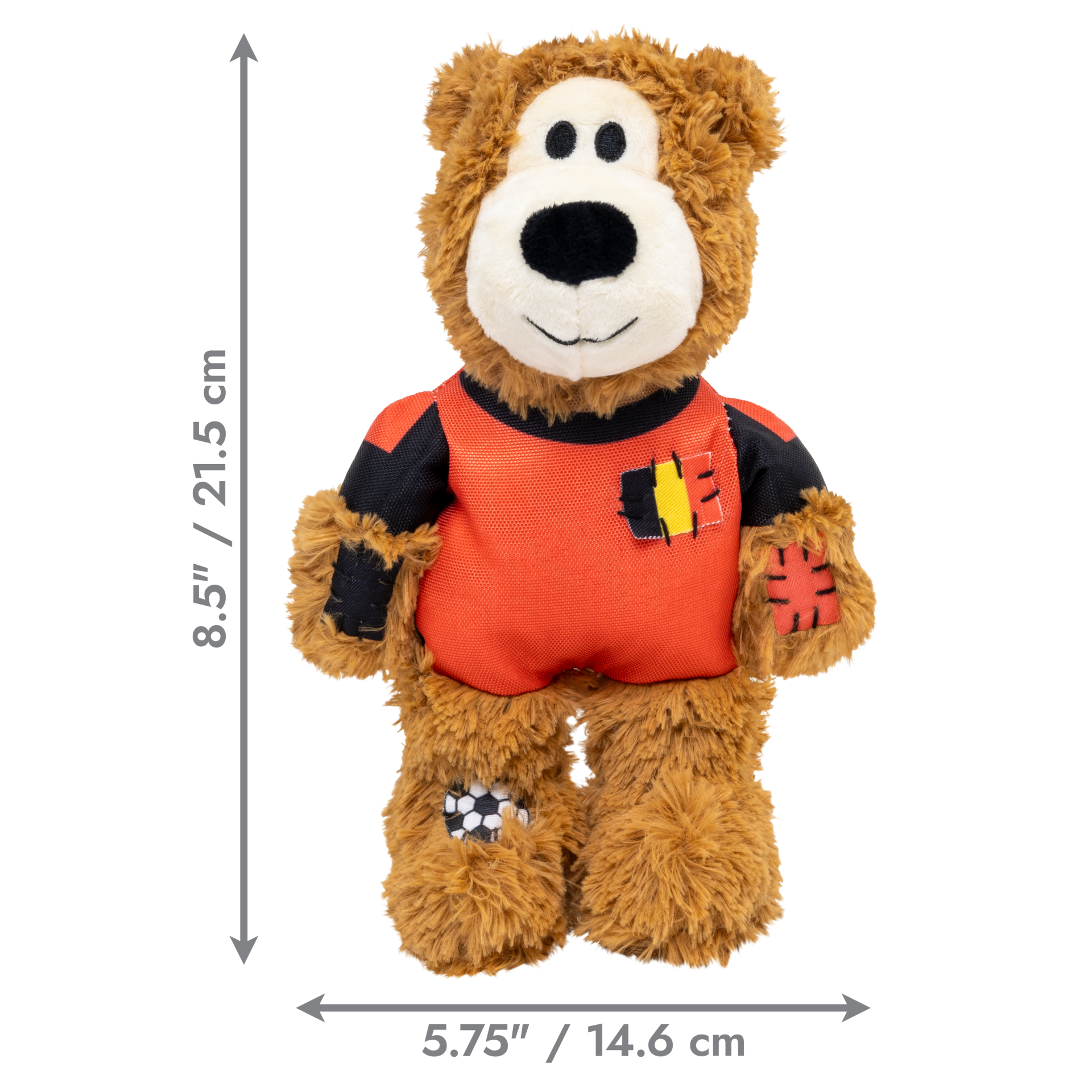 Kong wild knots sports bear medium België Belgisch voetbalbeertje