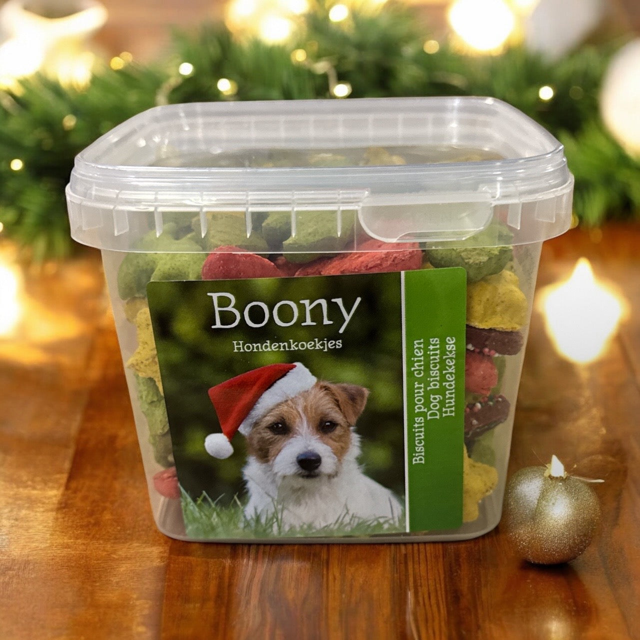 Hondenkoekjes voor kerst - emmer 500 gram