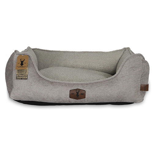 Boony est1941 premium hondenmand orthopedisch almond peach