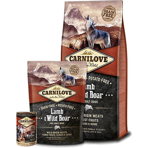Carnilove Adult Lam en Wild Zwijn - 1,5 - 12 kg