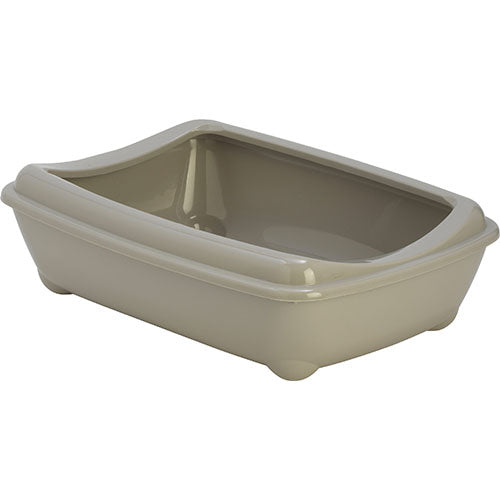 Moderna Open Kattenbak/ Kittenbak met Rand - Afmetingen: 42x31x13 cm -  Verkrijgbaar in 3 kleuren