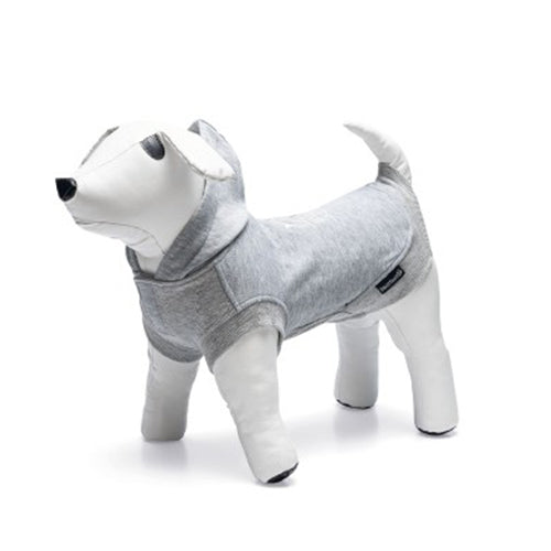 Beeztees Palu Hoodie Hondentrui - Lichtgrijs - Ruglengte: 32 cm