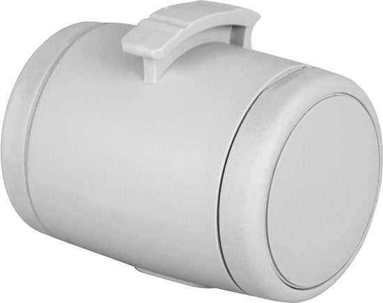 Flexibler Kotbeutelhalter oder Snackbox – Grau