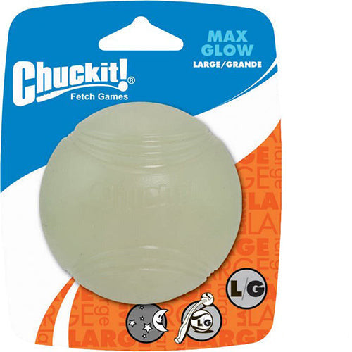 Chuckit Max Glow Ball Large 7,5 cm drijvend
