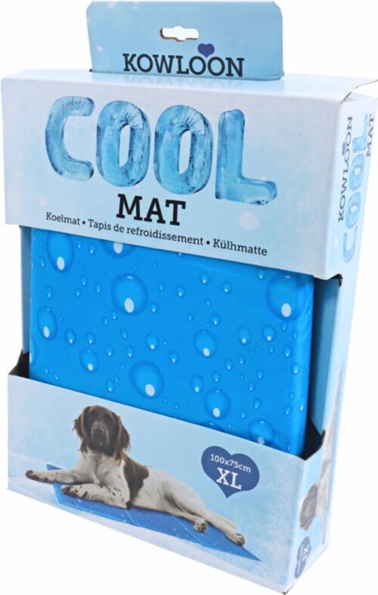 Kühlmatte 75–100 cm hellblau