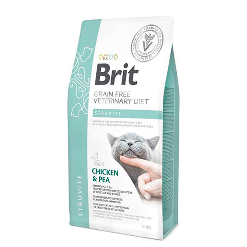 Brit Veterinary Diet  Graanvrij – Struvite. Kip en erwten. - 50 kg