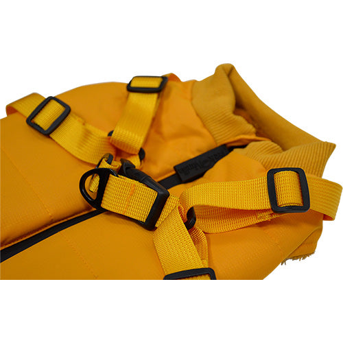 Jack and Vanilla Dogwalk Jacket Harness London – Hundemantel mit Geschirr – Gelb – Erhältlich in 7 Größen